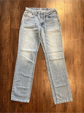 Cinch Western Denim Jeans Men's 34x38 Medium Wash White Label Cowboy Rodeo